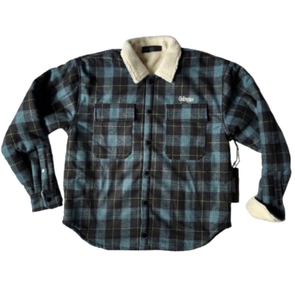 NEW! Civil Regime Flannel Sherpa Jacket